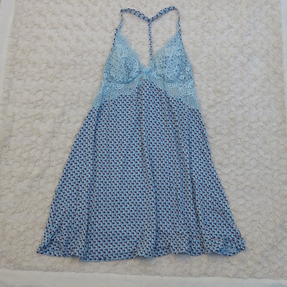 Victoria's Secret Other - VS Small Blue Lace Chemise/Sleep Dress/Lingerie